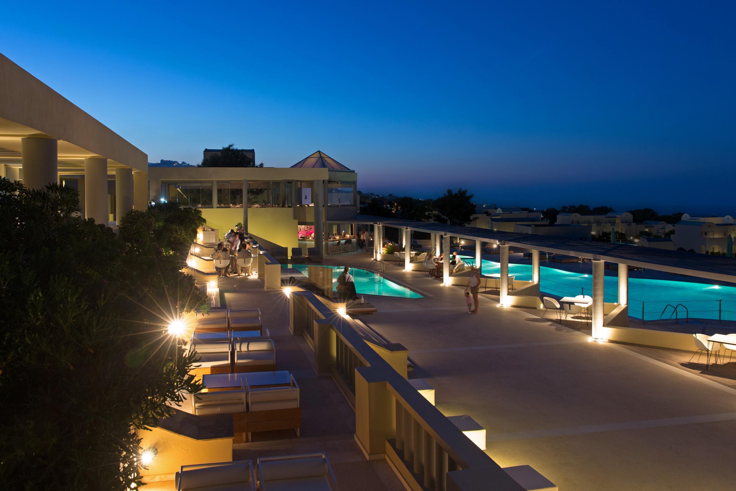 The Majestic Hotel Fira  Dış mekan fotoğraf